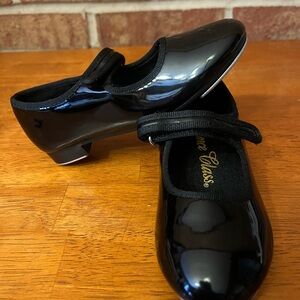 Dance Class Black Tap Shoes Toddler 9.5 EUC